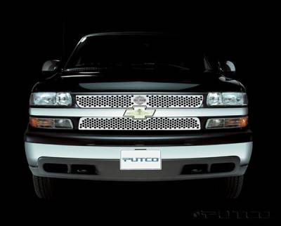 Chevrolet Tahoe Putco Punch Grille Insert with Bar & Shield - 52108
