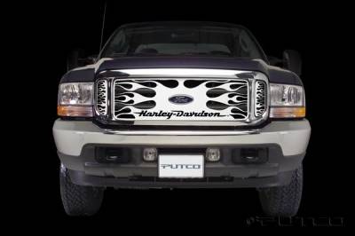 Ford F350 Superduty Putco Flaming Inferno Grille Insert - 53305