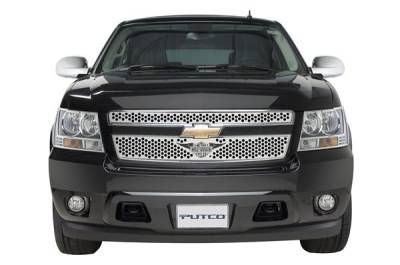 Chevrolet Tahoe Putco Punch Grille Insert with Wings Logo - 56158