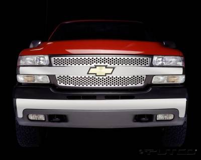 Chevrolet Silverado Putco Punch Stainless Steel Grille - 84107