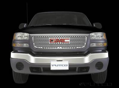 GMC Sierra Putco Punch Stainless Steel Grille - 84138
