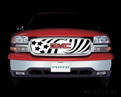GMC Yukon Putco Patriot Stainless Steel Grille - 86102