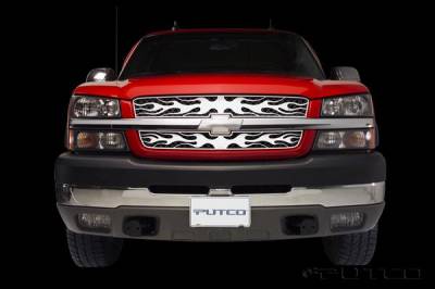 Putco - Chevrolet Silverado Putco Flaming Inferno Stainless Steel Grille - 89137 - Image 1