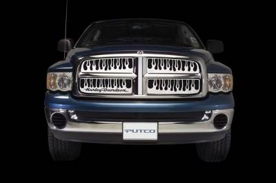 Ford Mustang Putco Flaming Inferno Stainless Steel Main Grille - 89144