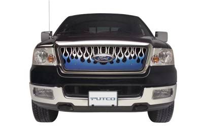 Ford Expedition Putco Flaming Inferno Stainless Steel Grille - Blue - 89416