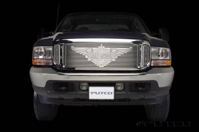 Ford F250 Superduty Putco Liquid Grille Insert with Wings Logo - 94106