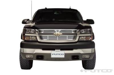Chevrolet Silverado Putco Liquid Grille Insert with Wings Logo - 94157