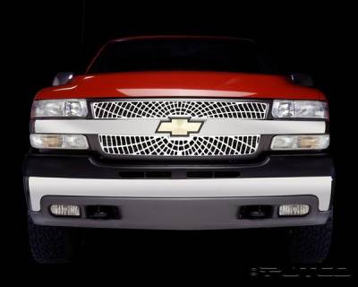 Chevrolet Silverado Putco Liquid Spider Web Grille - 303107