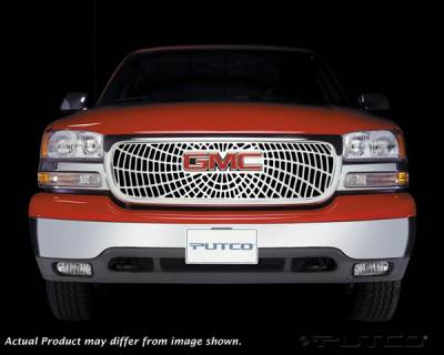GMC Sierra Putco Liquid Spider Web Grille - 303119