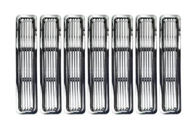 Rugged Ridge Billet Grille Inserts - Chrome Trim - 11401-02