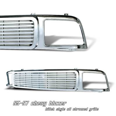 Chevrolet Blazer Option Racing Billet Grille - 65-15107