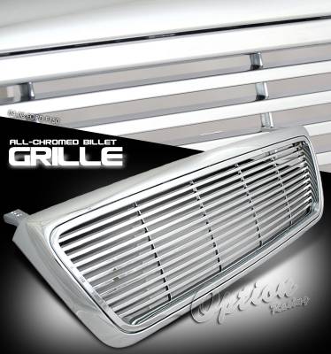Ford F150 Option Racing Billet Grille - 65-18163