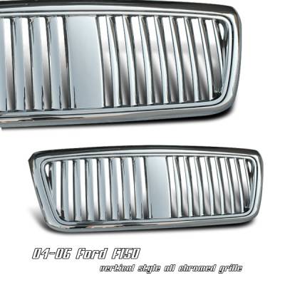 Ford F150 Option Racing Vertical Grille - 65-18168