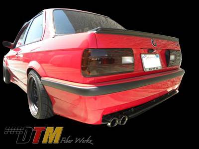 BMW 3 Series DTM Fiberwerkz E36 M3 Style Rear Bumper - E30 E36 M3
