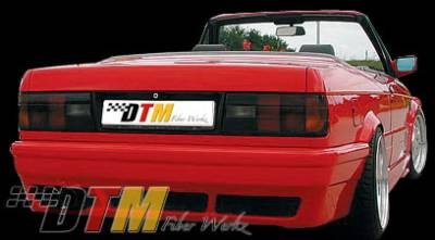 BMW 3 Series DTM Fiberwerkz RG E46 Style Rear Bumper - E30 RG E46 S