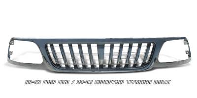 Ford F150 Option Racing Titanium Grille - 65-18176