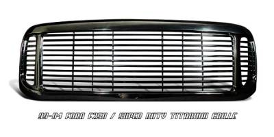 Ford Superduty Option Racing Titanium Grille - 65-18184
