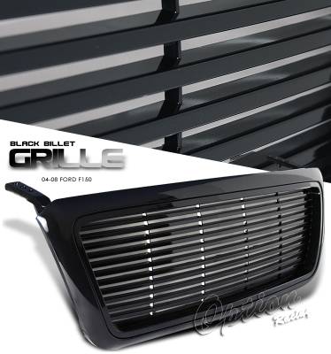 Ford F150 Option Racing Level Grille - 65-18241