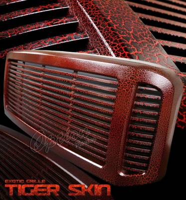 Ford F250 Option Racing Exotic Leopard Grille - Special Painted - Horizontal Style - Special S06 - 65-18364