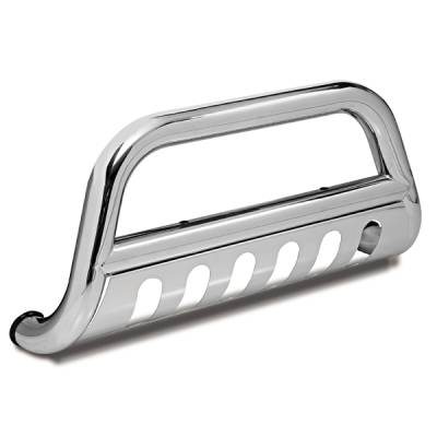 Outland Bull Bar With Skid Plate - 3 inch - Stainless Steel - 82501-09