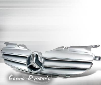 R170 SLK Silver Grille 98-04