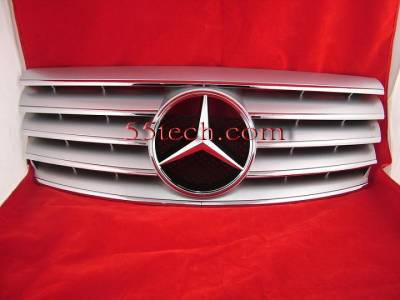 W202 Silver Grille