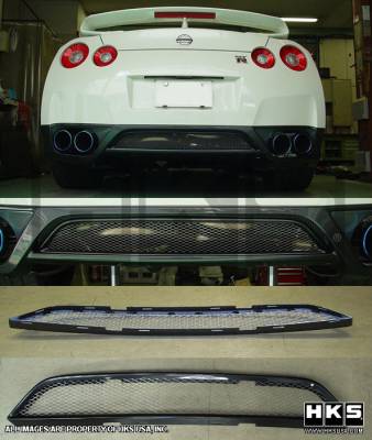 Nissan GT-R HKS GT-R Superior Finisher Rear Bumper Grille - 34005-AN001