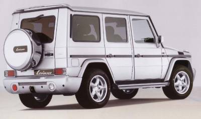 Lorinser - Mercedes-Benz G Class Lorinser Rear Bumper Spoiler with Fog Lights - 488 0464 10 - Image 2