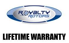 Royalty Rotors - Lincoln LS Royalty Rotors Slotted & Cross Drilled Brake Rotors - Front - Image 4