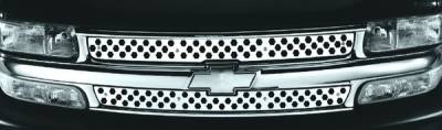 Chevrolet Tahoe Pilot Stainless Steel Flame Grille Insert - Set - SG-162