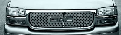 GMC Sierra Pilot Stainless Steel Punch Grille Insert - 1PC - SG-462