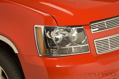 Putco - Chevrolet Avalanche Putco Headlight Covers - 401206 - Image 2