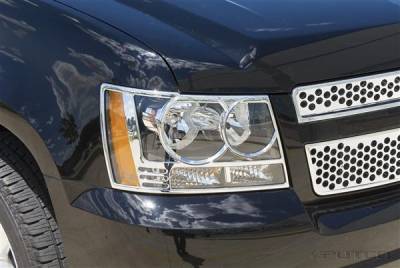 Putco - Chevrolet Avalanche Putco Headlight Covers - 401206 - Image 3