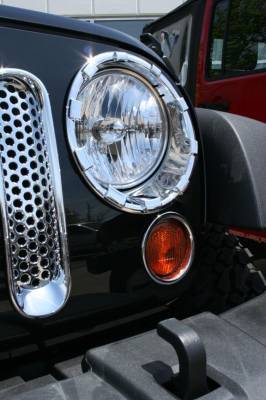 Putco - Jeep Wrangler Putco Headlight Covers - 401270 - Image 3