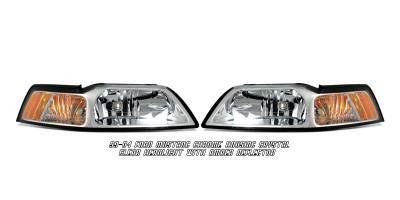 Ford Mustang Option Racing Headlight - 10-18182