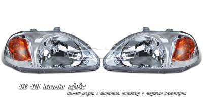 Honda Civic Option Racing Headlight - 10-20216