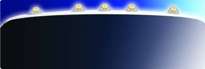 Ford Superduty IPCW LED Cab Roof Lights - 5PC - LEDR-500C