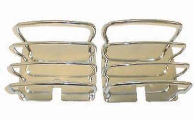 Rugged Ridge Euro Guard Kit - Tail Light Guard - Stainless Steel - 11103-01