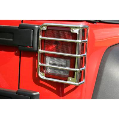 Rugged Ridge Tail Light Guard - Stainless Steel - 11103-03
