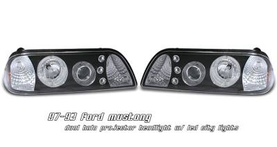 Ford Mustang Option Racing Projector Headlight - 11-18162