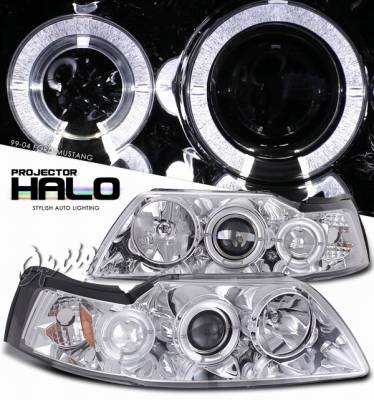 Ford Mustang Option Racing Projector Headlight - 11-18294