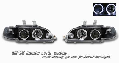 Honda Civic Option Racing Projector Headlight - 11-20193