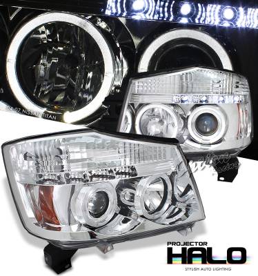 Nissan Titan Option Racing Projector Headlight - 11-36309