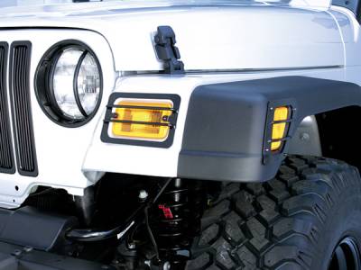 Omix Headlight Bezel - Black - 12419-24