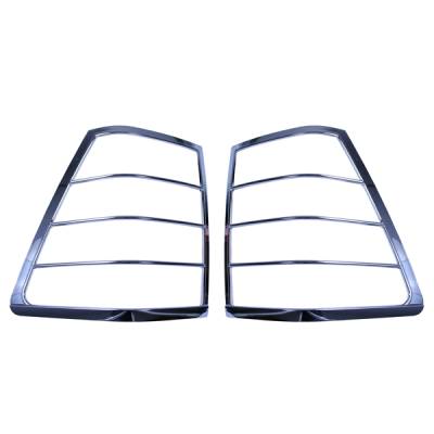 Omix Tail Light Trim Cover - Chrome - Pair - 13310-21