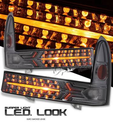 Ford F250 Option Racing Bumper Light - Smoke Diamond Cut - 16-18131