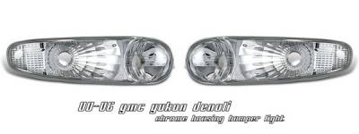 GMC Yukon Option Racing Bumper Light - Chrome Housing - 16-19141