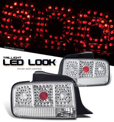Ford Mustang Option Racing LED Look Taillight - 17-18223