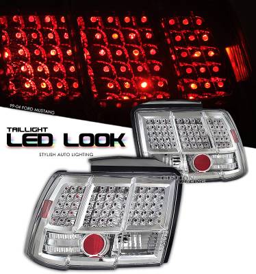 Ford Mustang Option Racing LED Look Taillight - 17-18229
