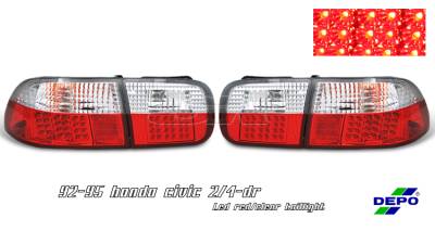 Honda Civic Option Racing Taillight - 17-20263